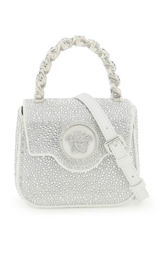 La Medusa Handbag With Crystals - Versace - Modalova