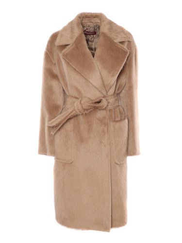 Max Mara Studio Ottanta Camel Coat - Max Mara Studio - Modalova