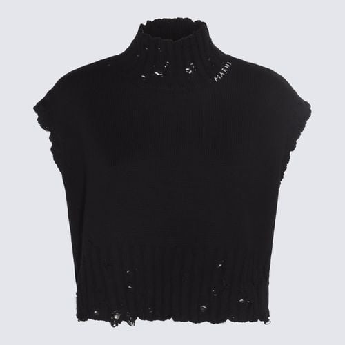 Marni Black Cotton Knitwear - Marni - Modalova
