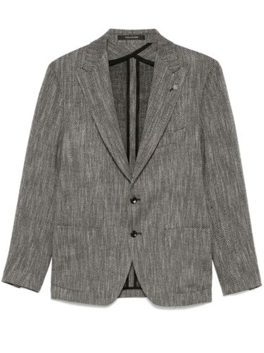 Medium Grey Virgin Wool Blend Blazer - Tagliatore - Modalova