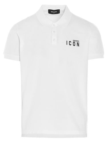 Be Icon Dyed Tennis Polo In - Dsquared2 - Modalova