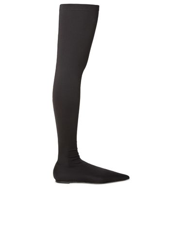 Stretch Boots In Leather Blend - Dolce & Gabbana - Modalova