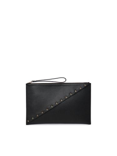 Rockstud Wispy Calfskin Pouch - Valentino Garavani - Modalova