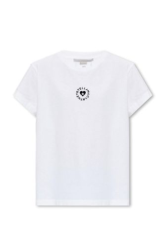 Logo Printed Crewneck T-shirt - Stella McCartney - Modalova