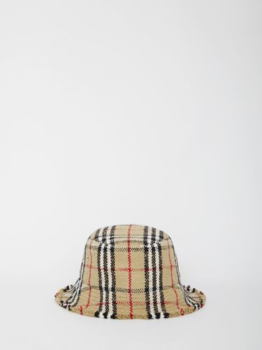 Burberry Bouclé Bucket Hat - Burberry - Modalova