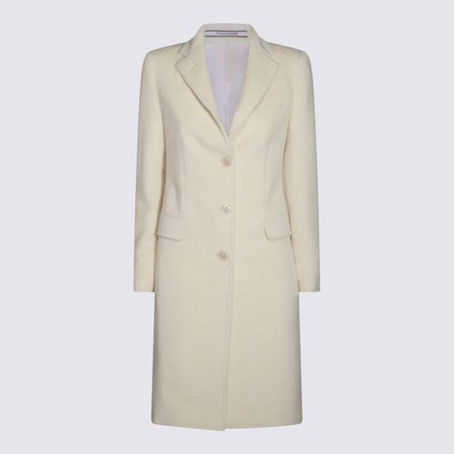 Tagliatore White Wool Coat - Tagliatore - Modalova