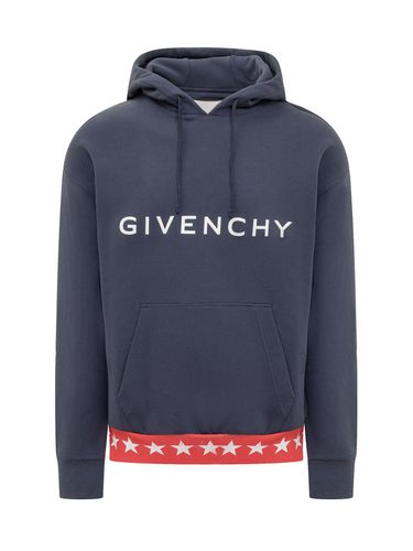 Logo Printed Drawstring Hoodie - Givenchy - Modalova