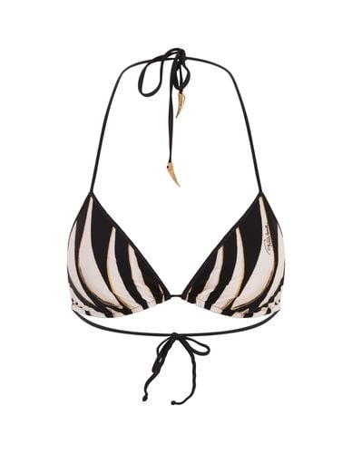 Bikini Top With Ray Of Print - Roberto Cavalli - Modalova