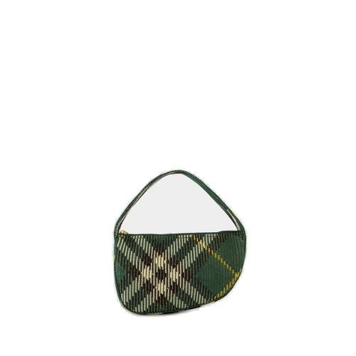 Checked Zipped Mini Knitted Tote Bag - Burberry - Modalova