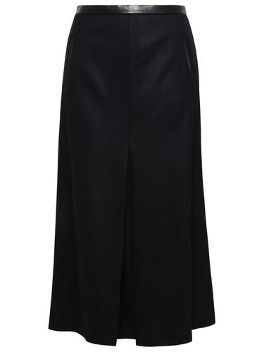 Saint Laurent Black Wool Skirt - Saint Laurent - Modalova