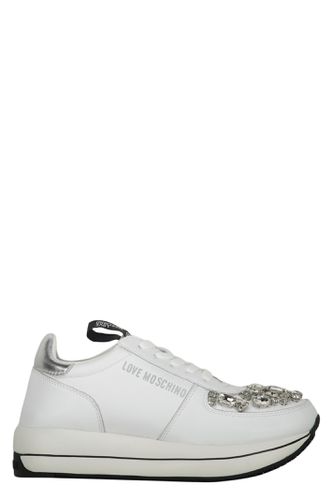 Leather Low-top Sneakers - Love Moschino - Modalova