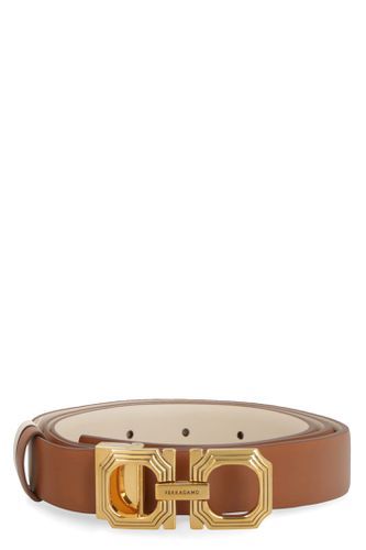 Ferragamo Gancini Leather Belt - Ferragamo - Modalova