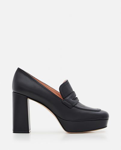 Rouen Heeled Leather Loafers - Gianvito Rossi - Modalova