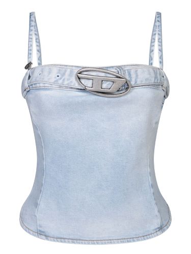 Diesel De-lucy-s Light Blue Top - Diesel - Modalova