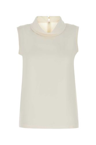 Valentino Garavani White Silk Top - Valentino Garavani - Modalova