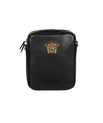 Versace Leather Messenger Bag - Versace - Modalova