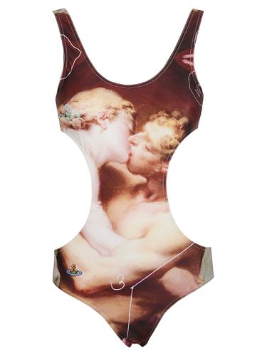 All-over Printed Cut-out Detail Swimsuit - Vivienne Westwood - Modalova