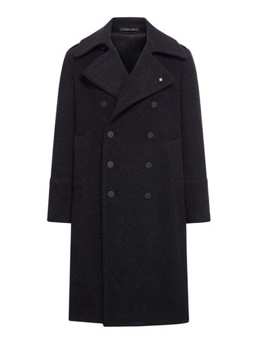 Double Breasted Wool And Cashmere Coat - Tagliatore - Modalova