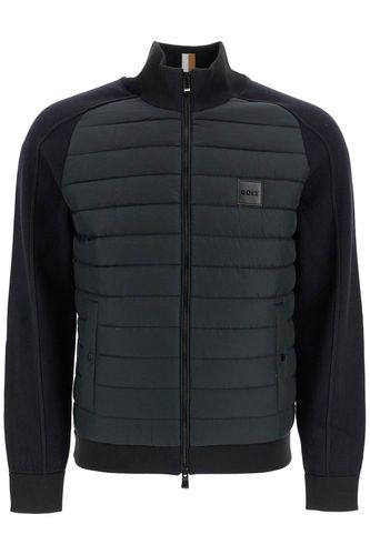 Knitted And Padded Nylon Jacket - Hugo Boss - Modalova