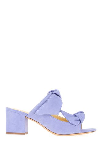 Cerulean Suede Mules - Alexandre Birman - Modalova