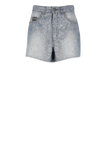Glitter Animalier Shorts - Versace Jeans Couture - Modalova