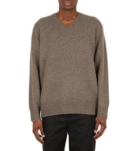 V-neck Long-sleeved Jumper - Acne Studios - Modalova