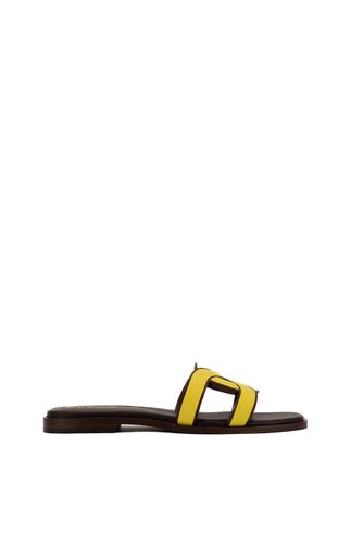 Leather Sandals With Logo - Tod's - Modalova