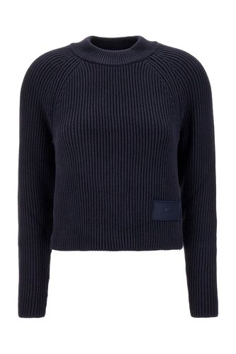 Black Cotton Blend Sweater - Ami Alexandre Mattiussi - Modalova