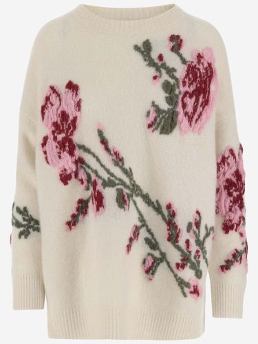 Blumarine Knitwear In Beige Wool - Blumarine - Modalova