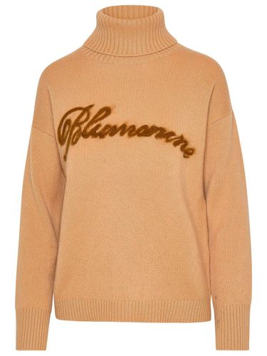 Logo Embroidered Turtleneck Sweater - Blumarine - Modalova