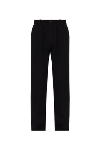 Wool Trousers With Crease - Emporio Armani - Modalova