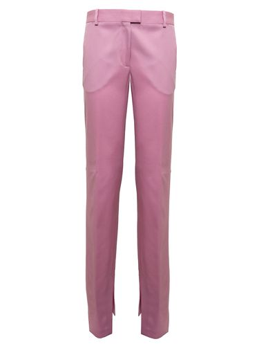 Womans abram Pink Wool Tailored Pants - The Attico - Modalova