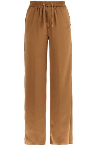 Wide Leg Camel Polyester Pants - Herno - Modalova