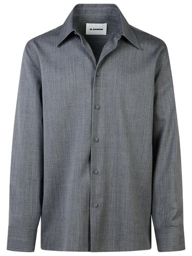 Jil Sander Grey Wool Shirt - Jil Sander - Modalova