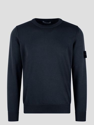 Stone Island Badge Logo Sweater - Stone Island - Modalova