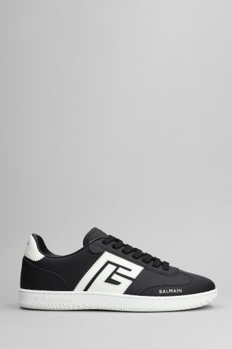 Swan Sneakers In Leather - Balmain - Modalova