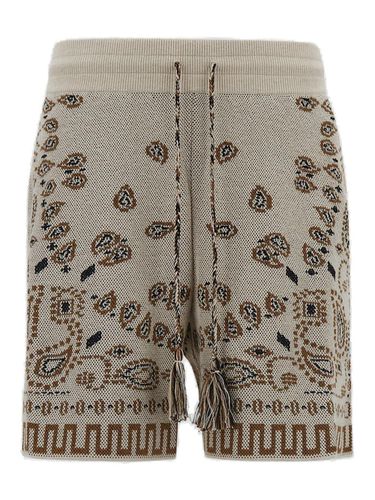 Bandana-pattern Drawstring Shorts - Alanui - Modalova