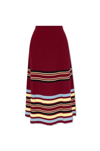 Wander Pleated Flared Hem Midi Skirt - Wales Bonner - Modalova