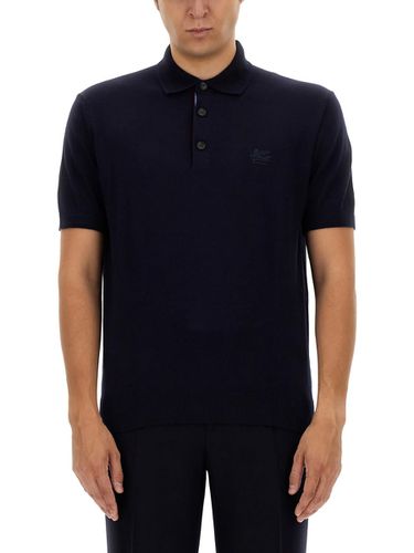 Polo Shirt With Pegasus Embroidery - Etro - Modalova