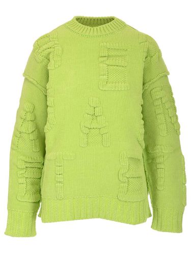 Alphabet Motif Ribbedknit Jumper - Bottega Veneta - Modalova