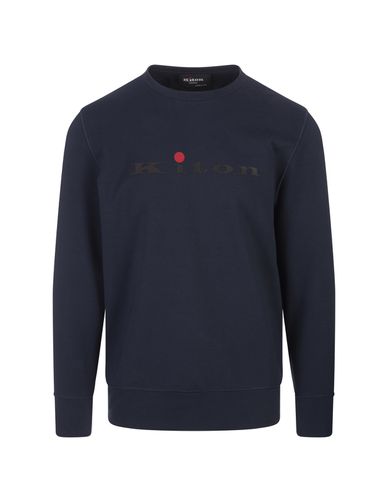 Crew Neck Sweatshirt With Logo - Kiton - Modalova