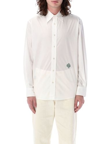 Bode Monogrammed Poplin Shirt - Bode - Modalova