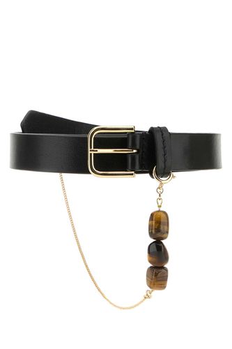 Dries Van Noten Black Leather Belt - Dries Van Noten - Modalova