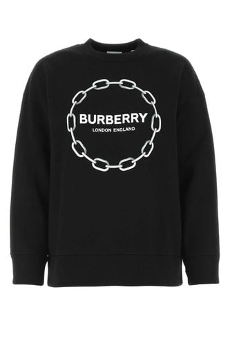 Black Stretch Wool Blend Sweater - Burberry - Modalova