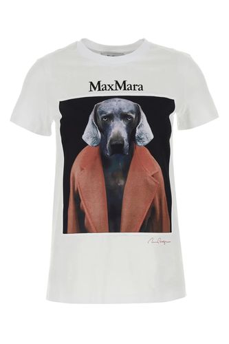 White Cotton Cipria T-shirt - Max Mara - Modalova