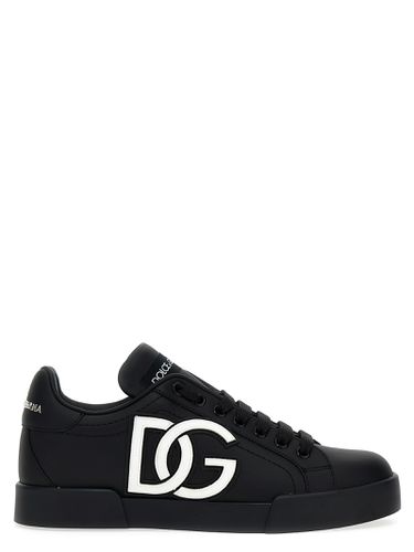 Portofino Logo-patch Lace-up Sneakers - Dolce & Gabbana - Modalova