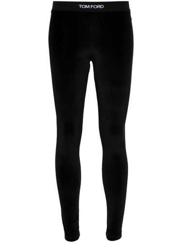 Stretch Lustrous Velour Signature Leggings - Tom Ford - Modalova