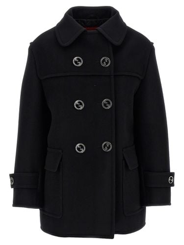 Gucci gg Double-breasted Coat - Gucci - Modalova