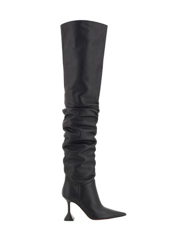 Amina Muaddi Olivia High Boots - Amina Muaddi - Modalova