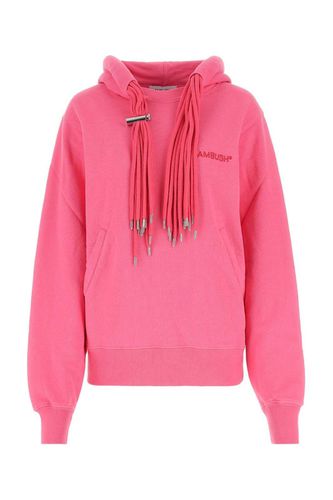 Logo Embroidered Drawstring Hoodie - AMBUSH - Modalova